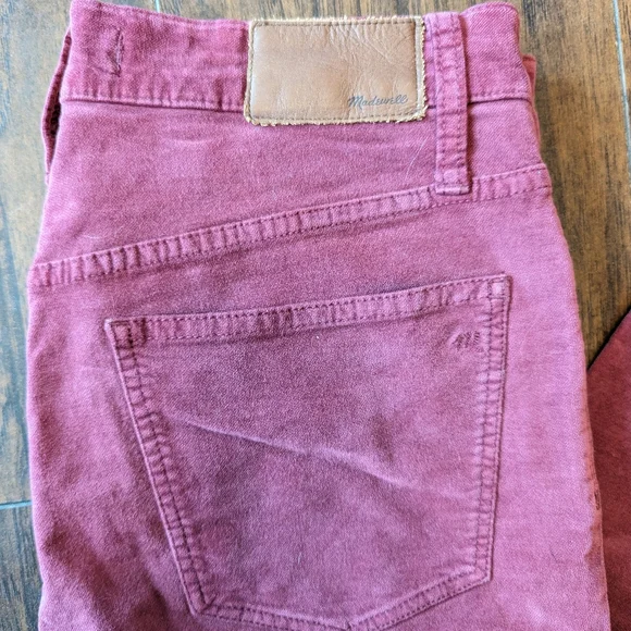 Madewell 10" High-Rise Skinny Jeans: Stretch Velvet Edition - Picture 10 of 10